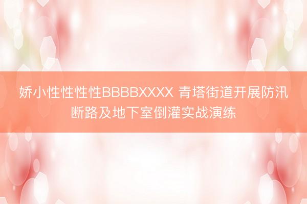 娇小性性性性BBBBXXXX 青塔街道开展防汛断路及地下室倒灌实战演练