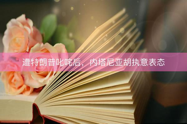 遭特朗普叱咤后，内塔尼亚胡执意表态
