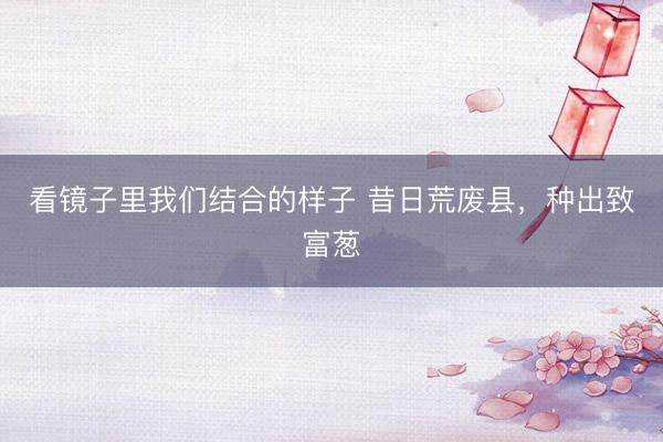 看镜子里我们结合的样子 昔日荒废县，种出致富葱